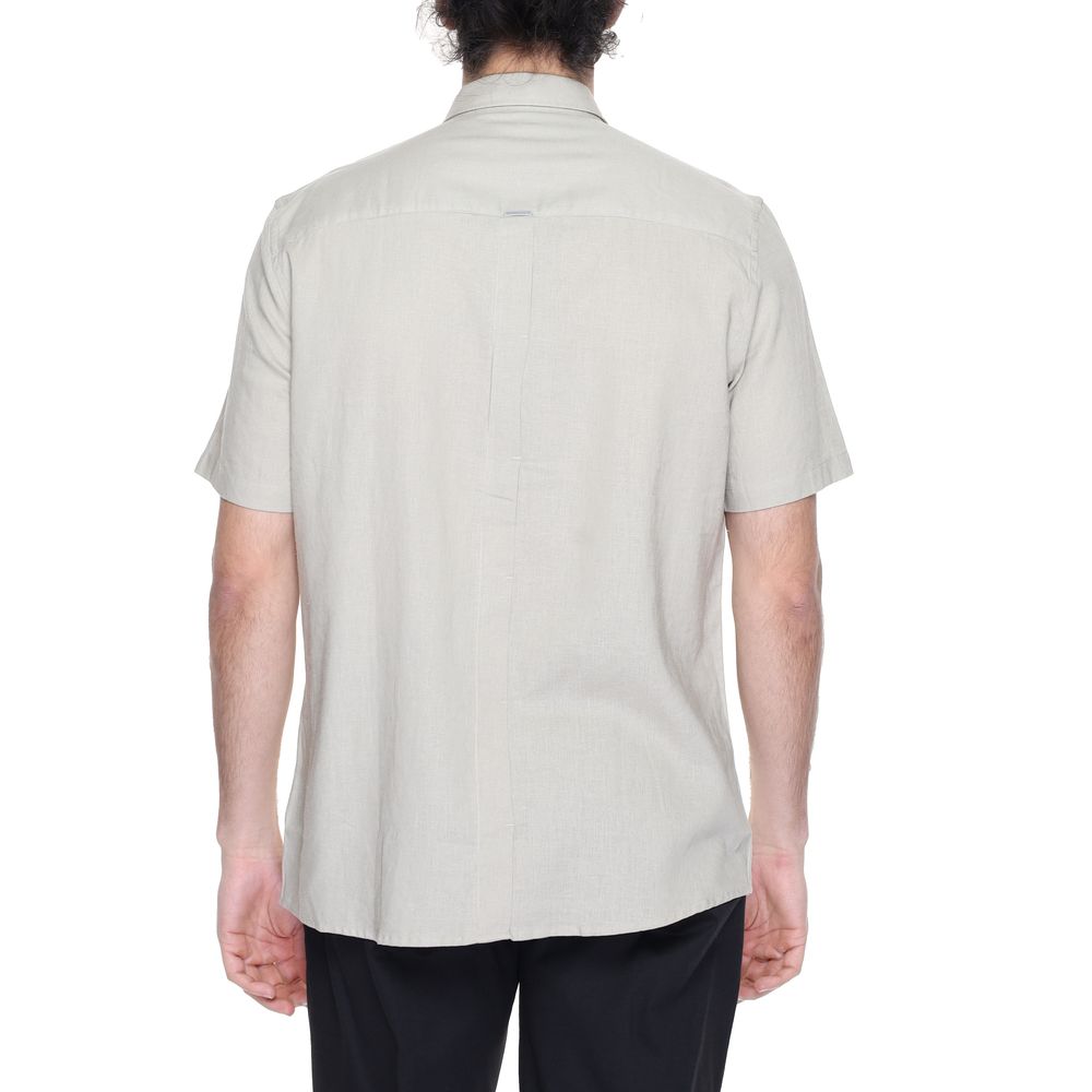 Beige Linen Shortsleeve - ventzia