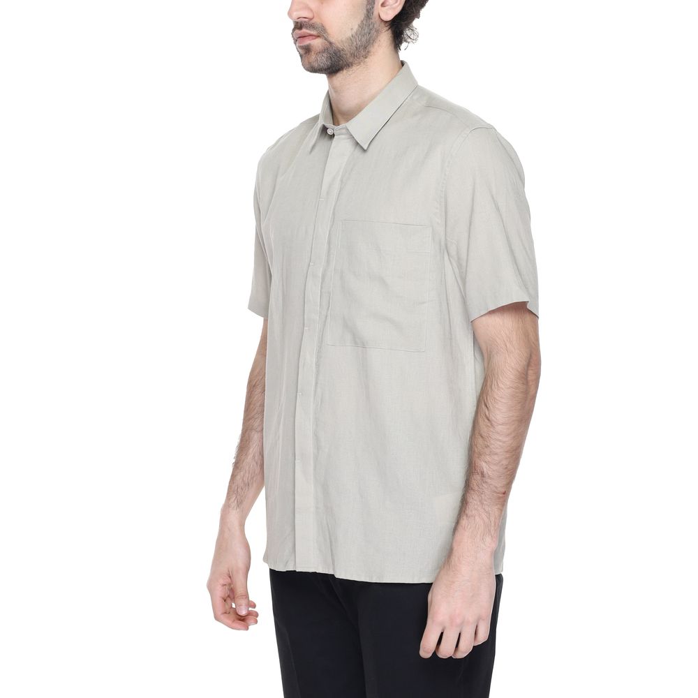 Beige Linen Shortsleeve - ventzia