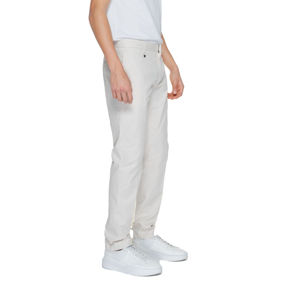 Beige Cotton Pant - ventzia