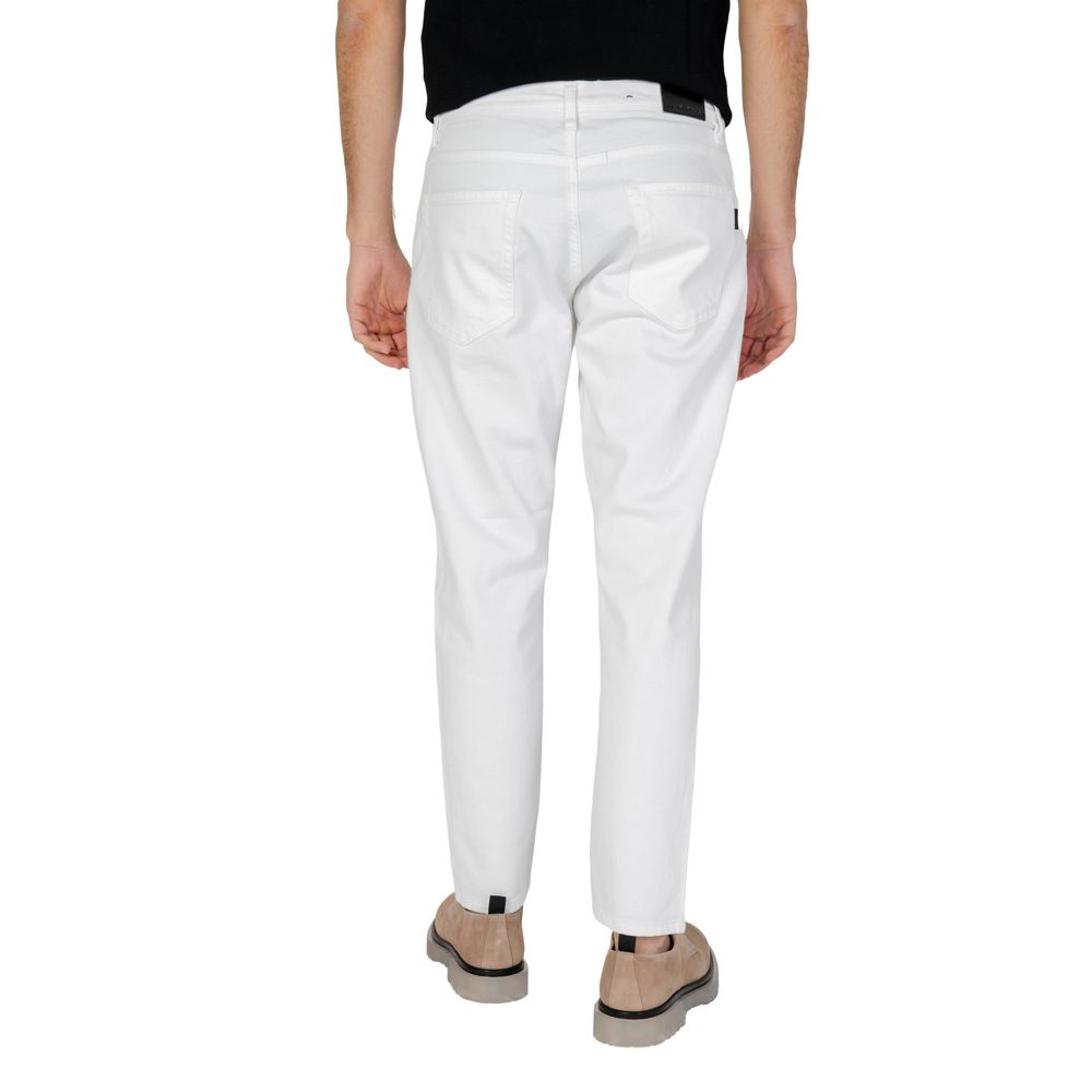 White Cotton Jeans & Pant - ventzia