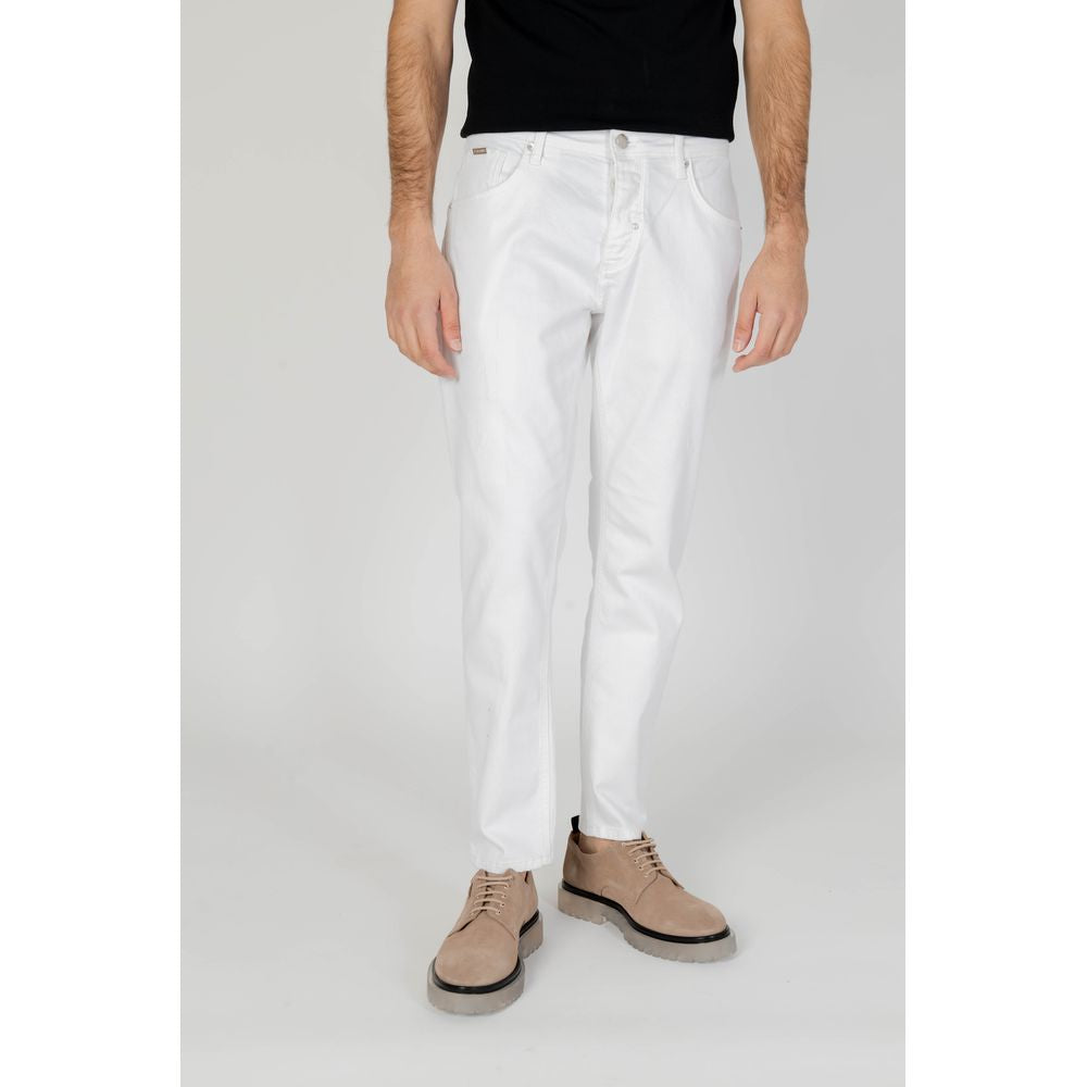 White Cotton Jeans & Pant - ventzia