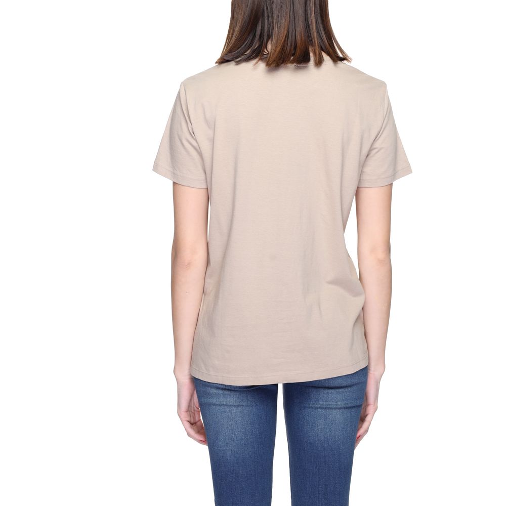 Beige Cotton T-Shirt