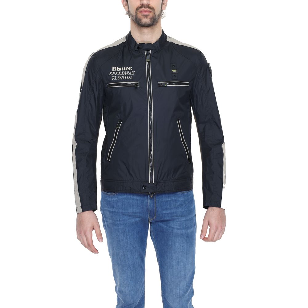 Black Polyamide Jackets & Coat - ventzia