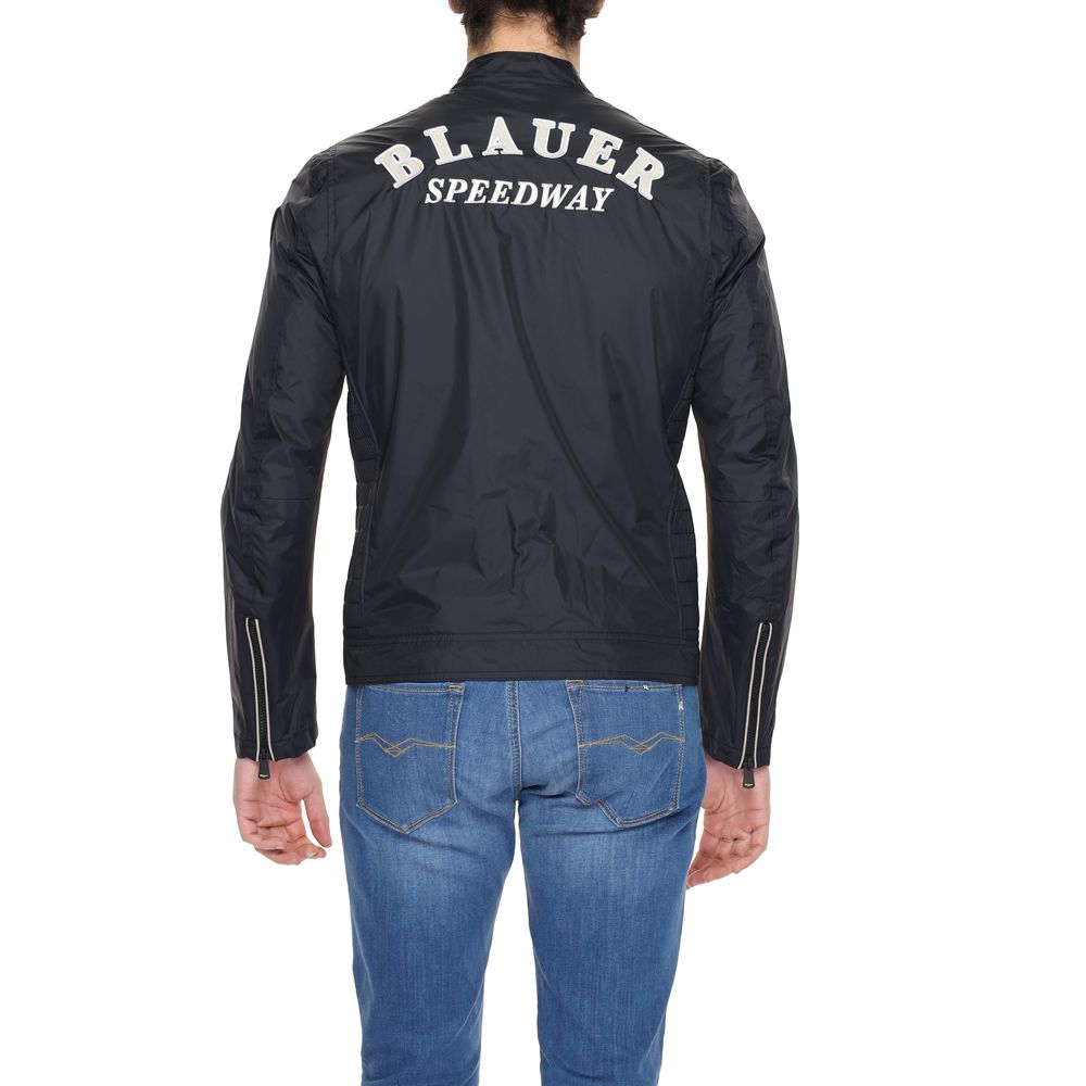 Black Polyamide Jackets & Coat - ventzia