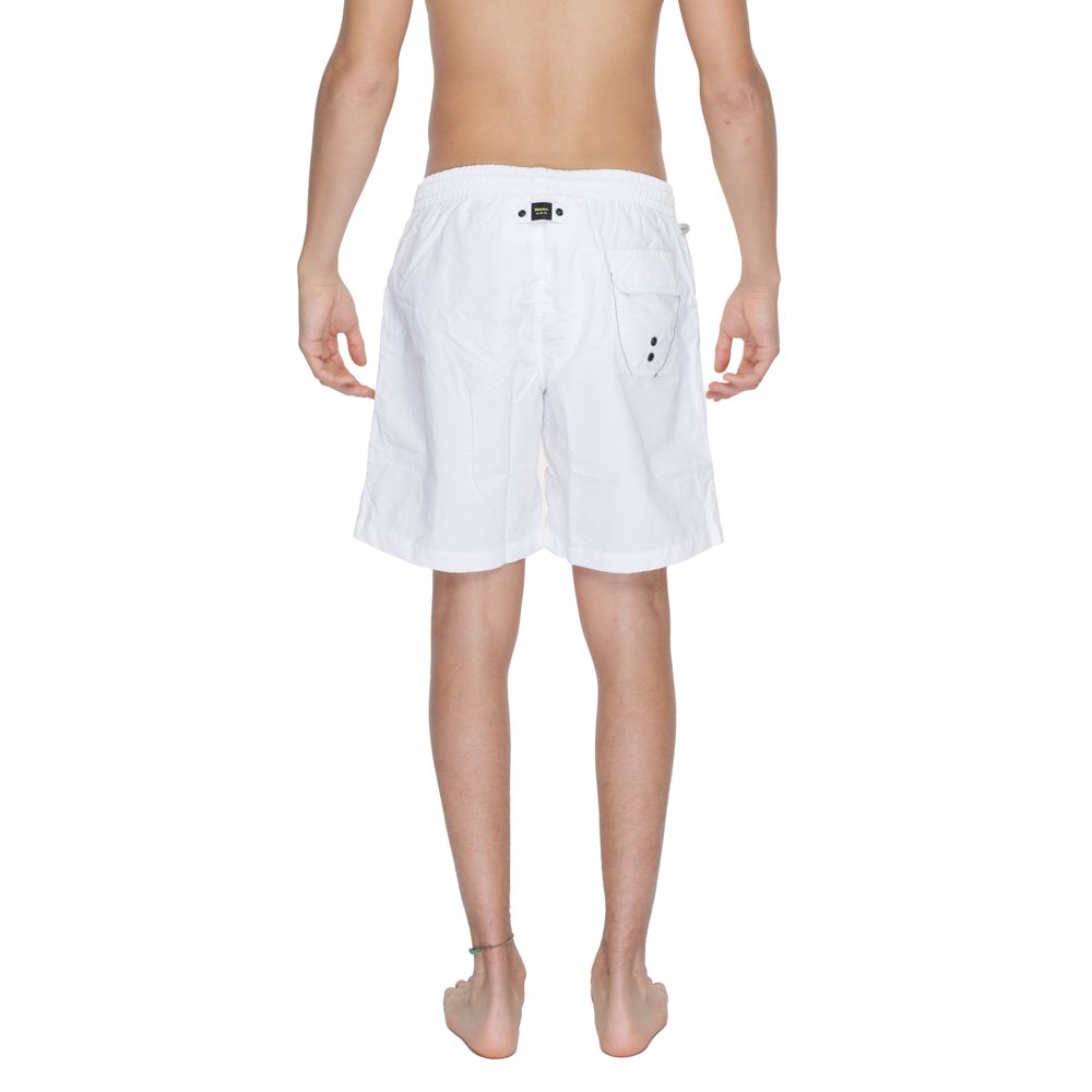White Polyamide Swim Shorts