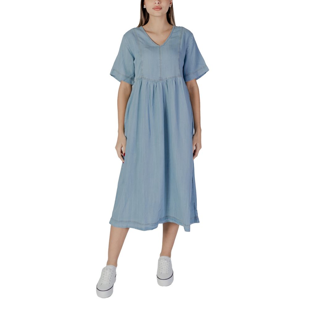Light Blue Cotton Long - ventzia