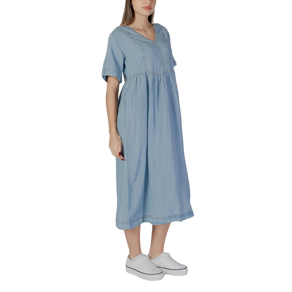 Light Blue Cotton Long - ventzia