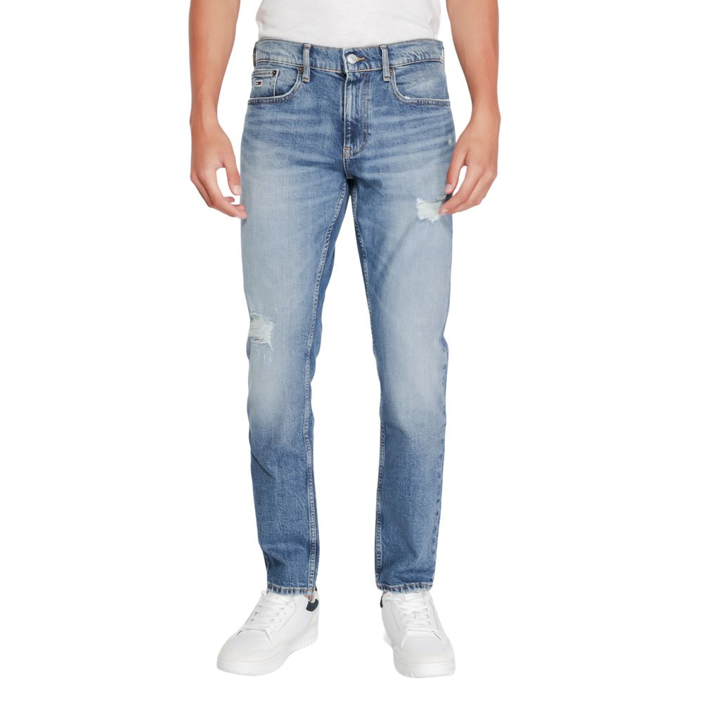 Blue Cotton Slim Fit Jean