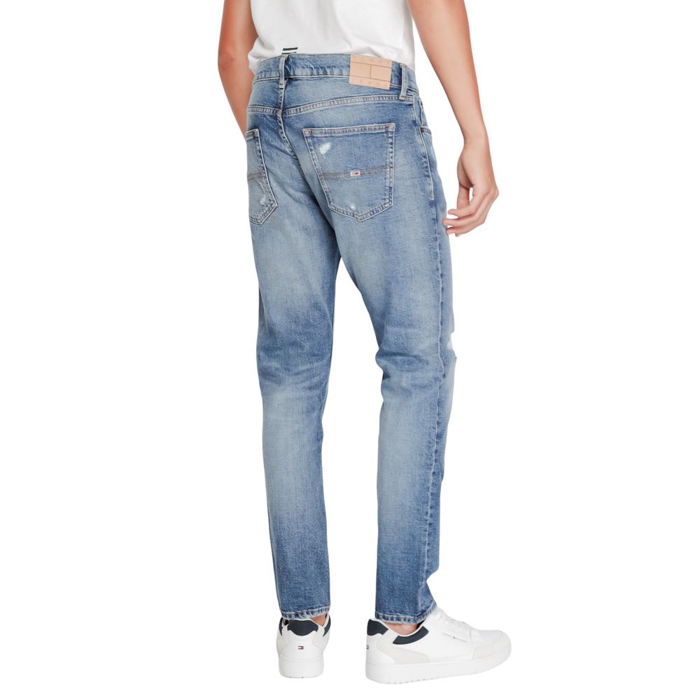 Blue Cotton Slim Fit Jean