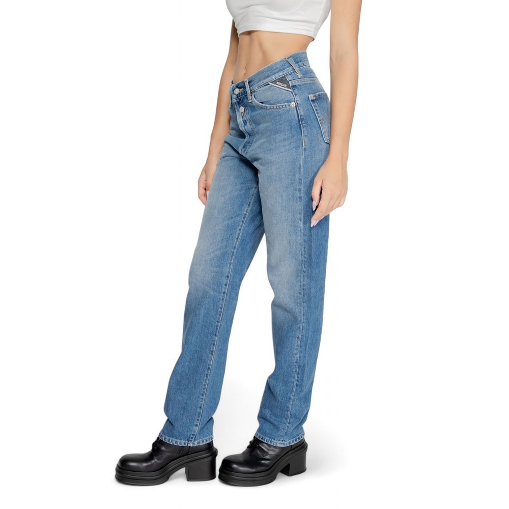 Blue Cotton Mom Jean - ventzia