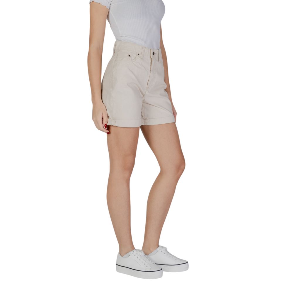 Beige Cotton Short - ventzia