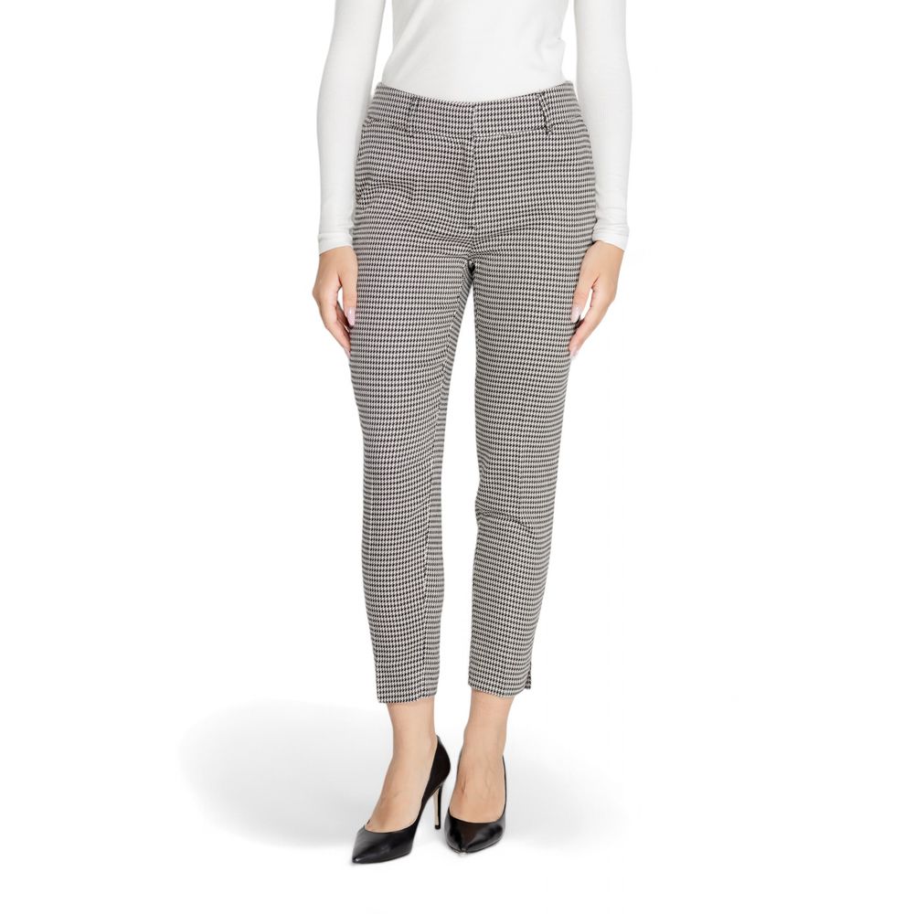 Black Polyester Pant - ventzia