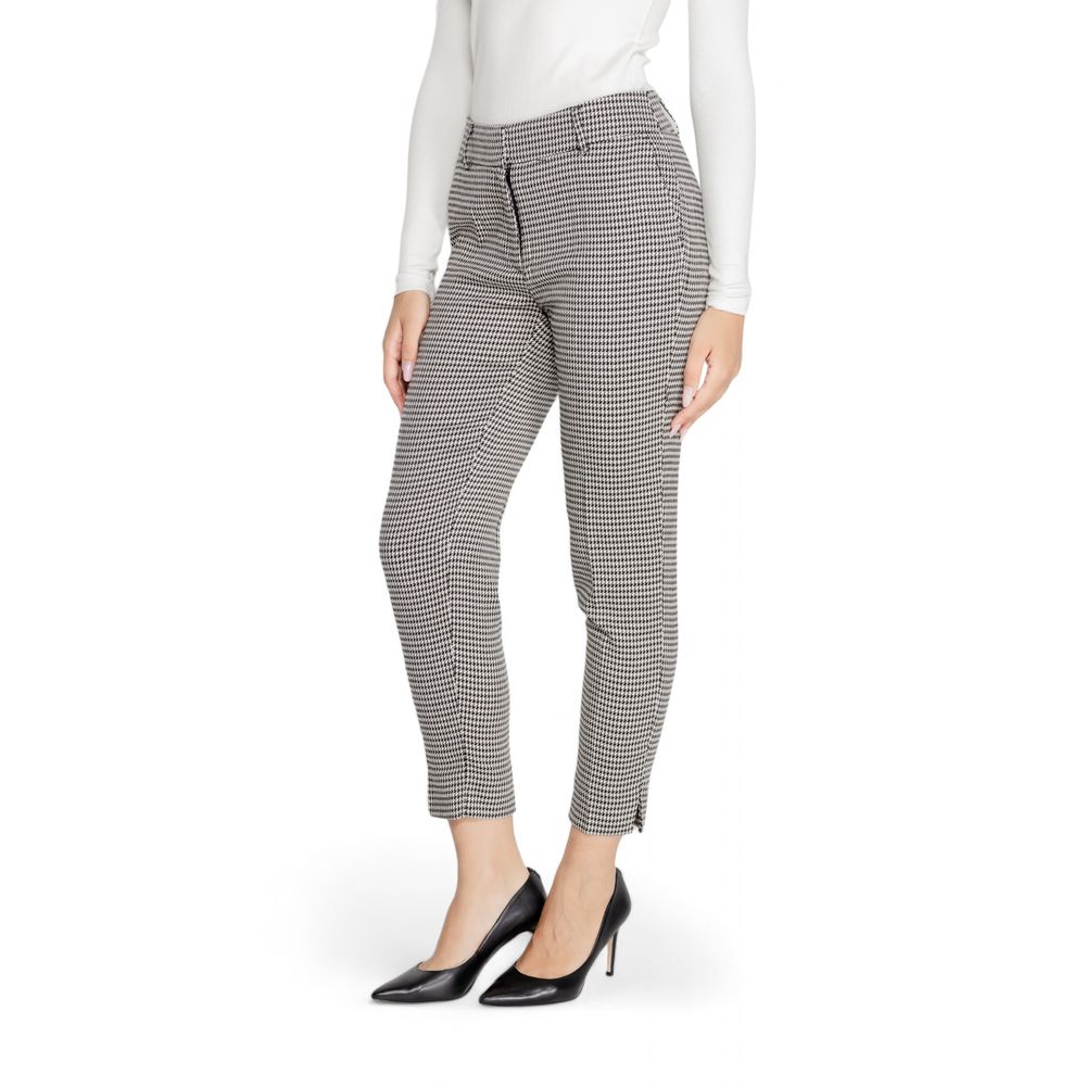 Black Polyester Pant - ventzia