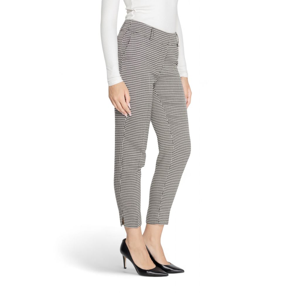 Black Polyester Pant - ventzia