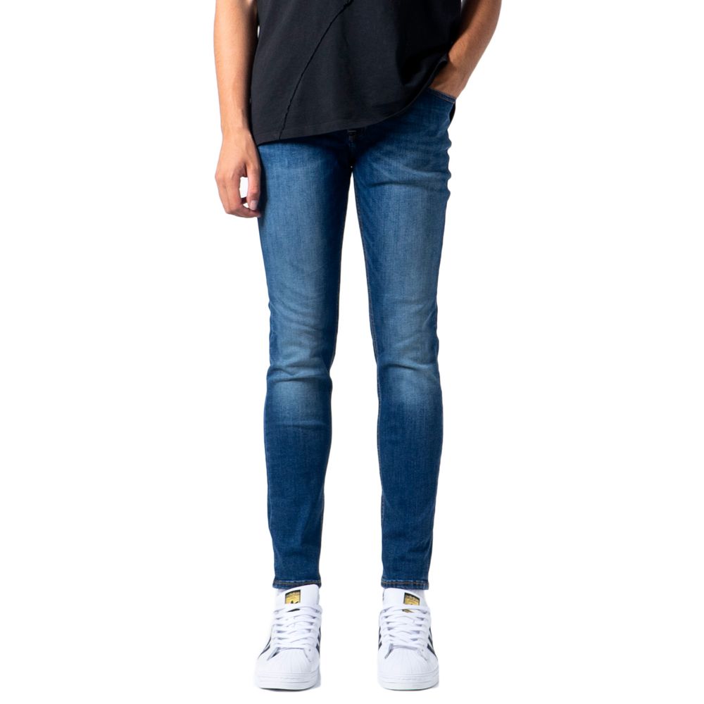 Blue Cotton Jeans & Pant - ventzia