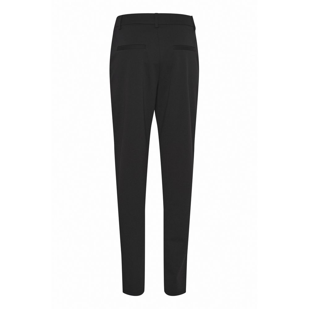 Black Recycled Polyester Dress Pants