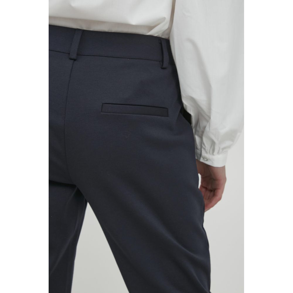 Blue Recycled Polyester Pant - ventzia