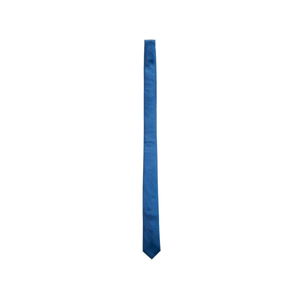 Blue Silk Ties And Formal Accessory - ventzia