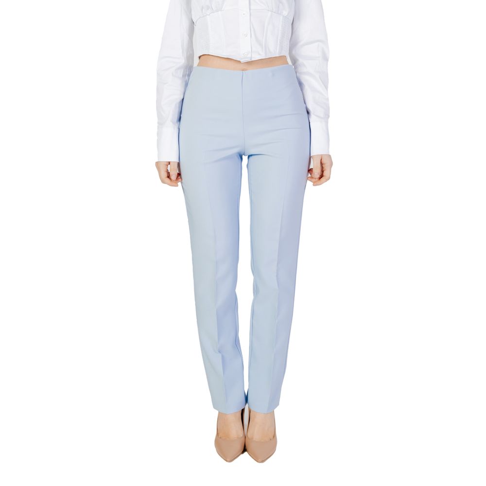 Blue Polyester Pant - ventzia