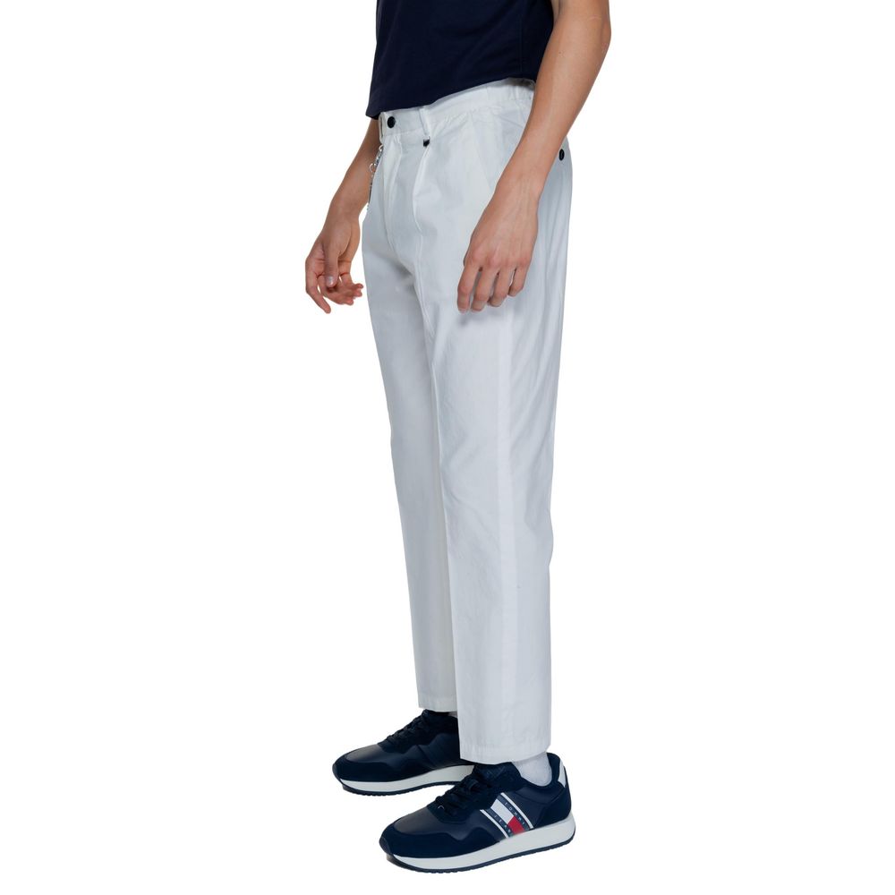 White Cotton Pant - ventzia