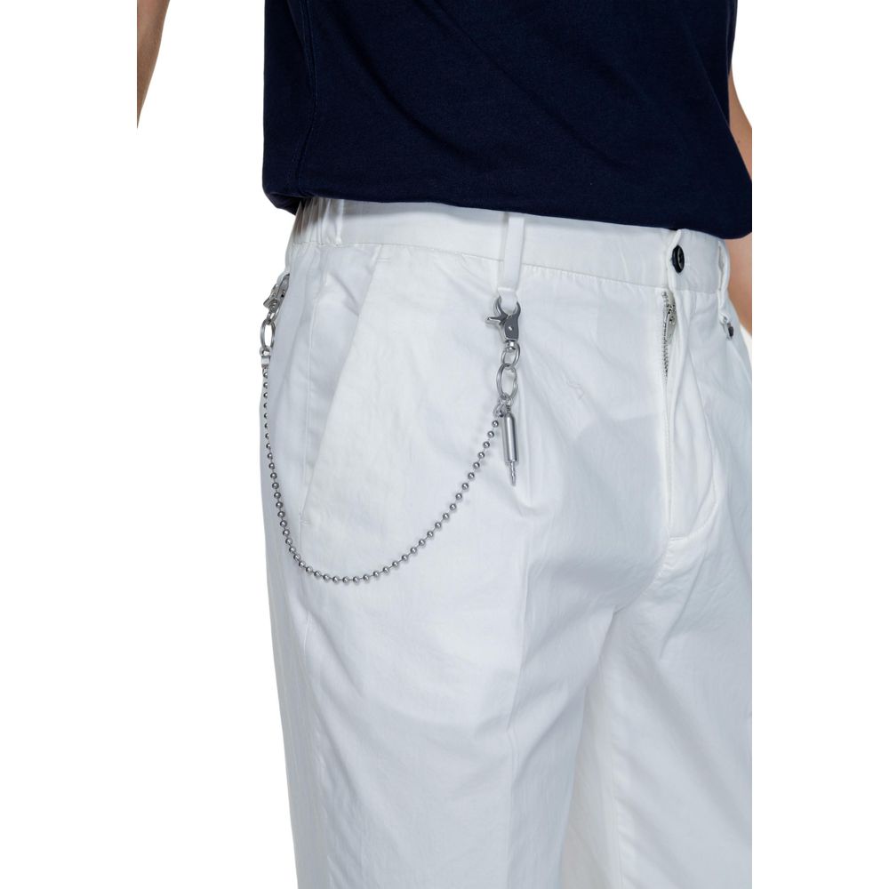 White Cotton Pant - ventzia
