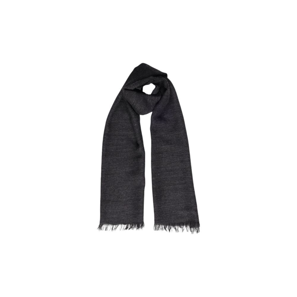 Gray Polyacrylic Scarf - ventzia