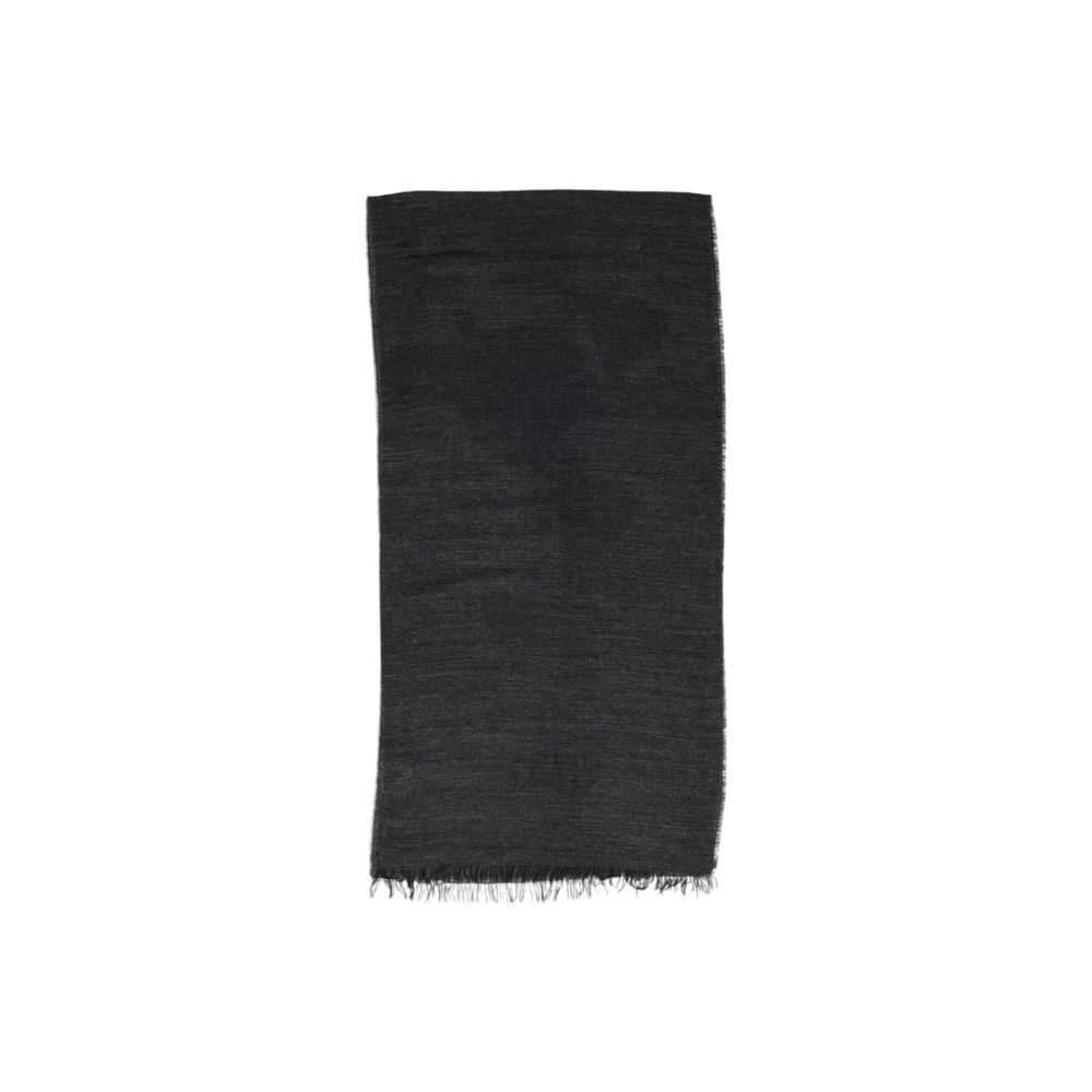 Gray Polyacrylic Scarf - ventzia