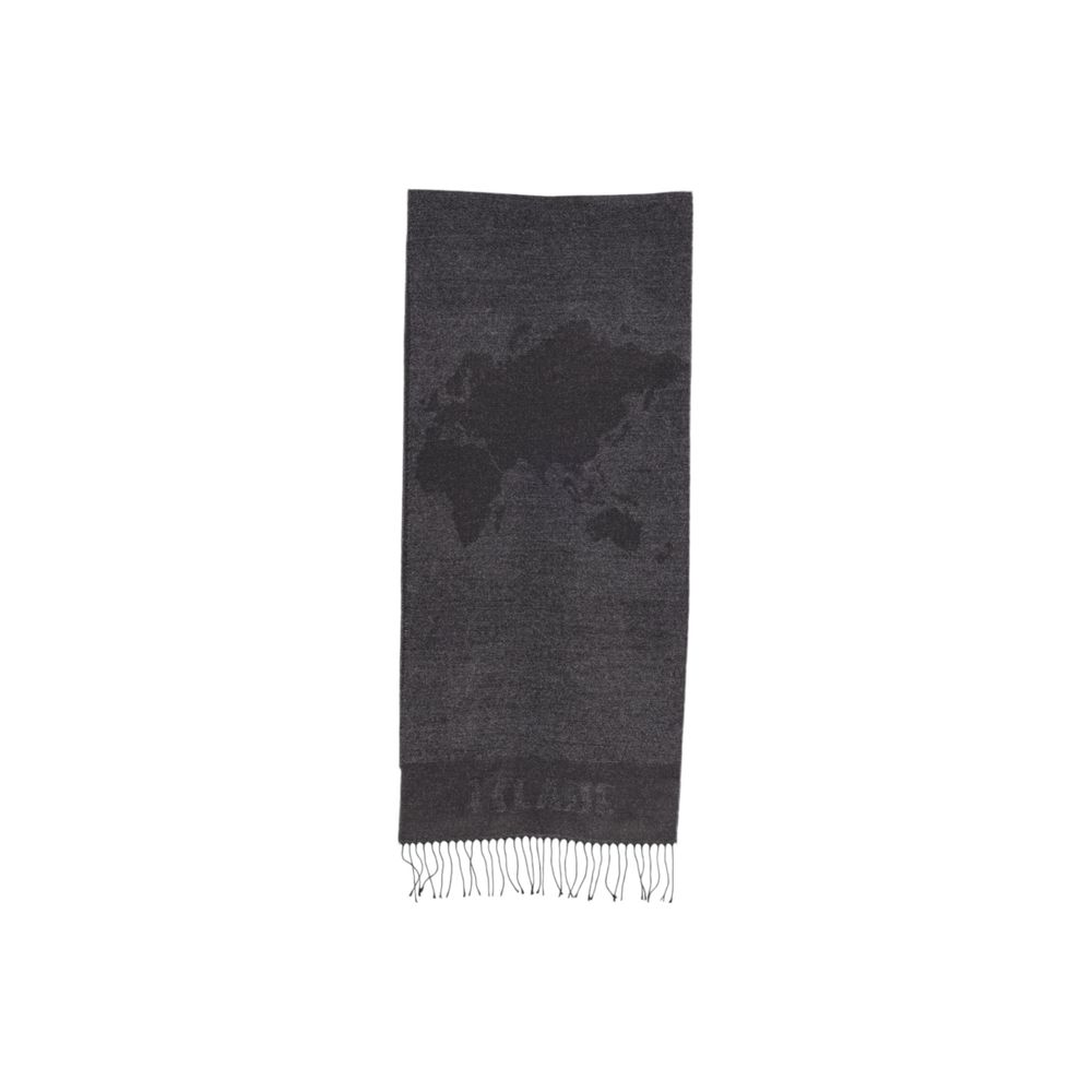 Gray Viscose Scarf - ventzia