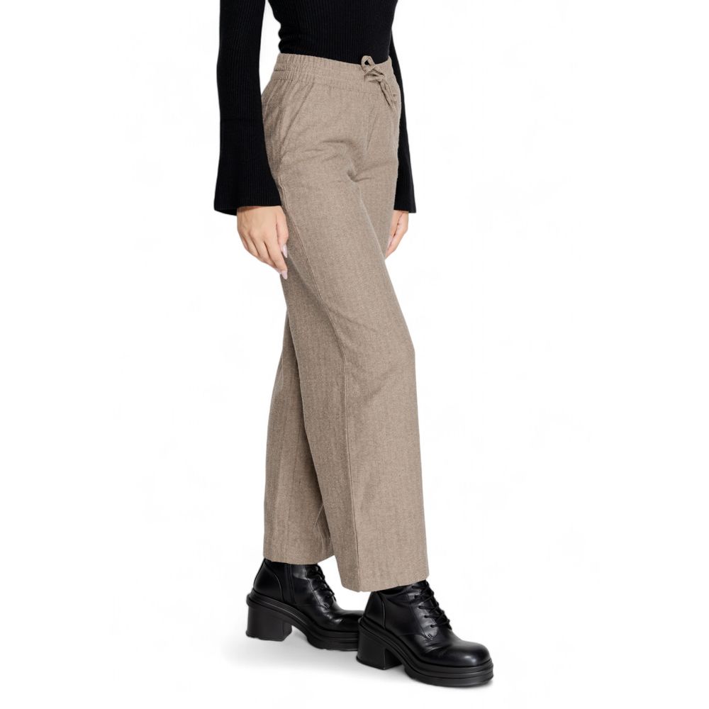 Brown Cotton Pant - ventzia