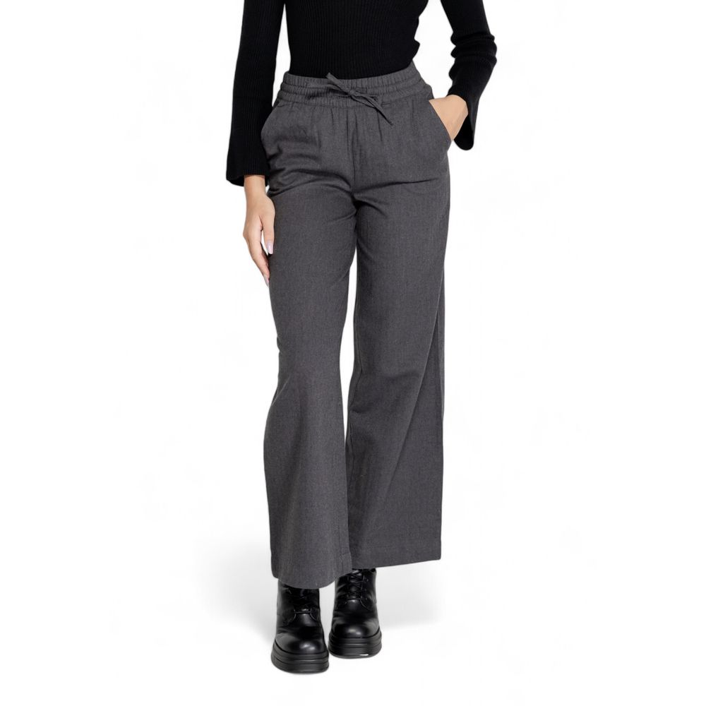 Gray Cotton Pant - ventzia