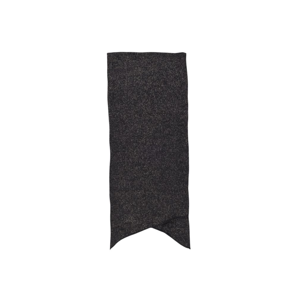 Black Recycled Polyester Scarf - ventzia