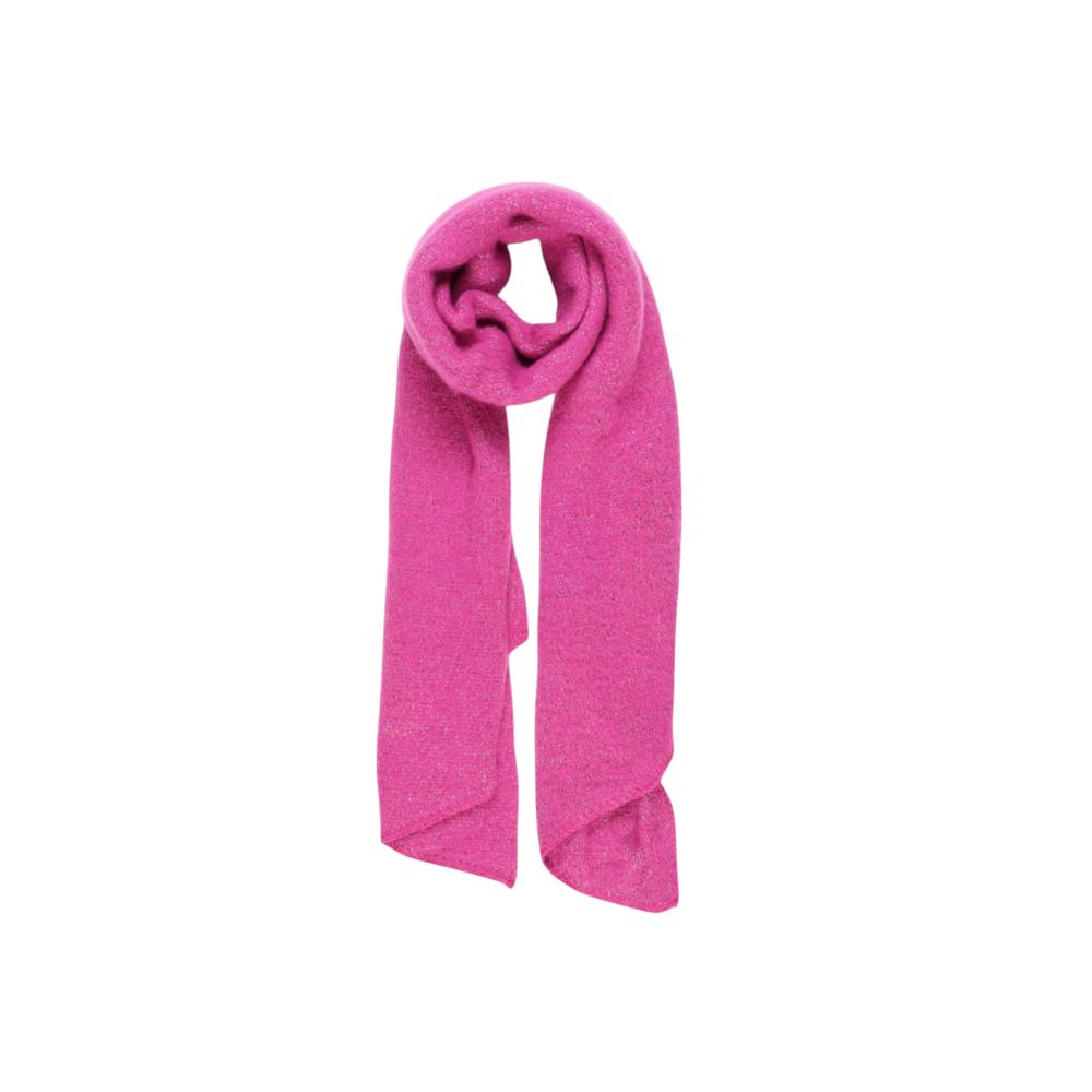 Pink Recycled Polyester Scarf - ventzia