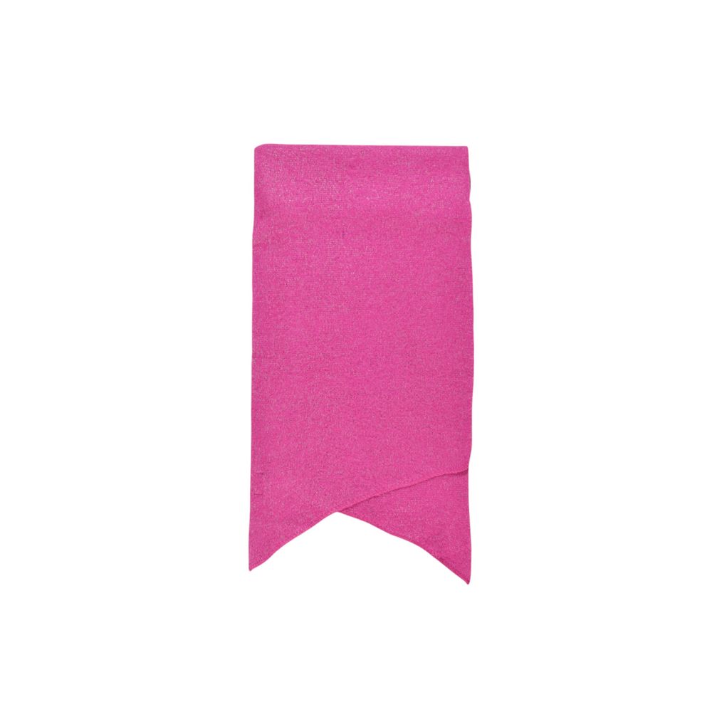 Pink Recycled Polyester Scarf - ventzia