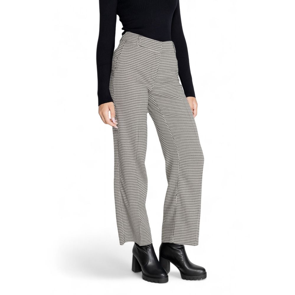 Black Polyester Pant - ventzia