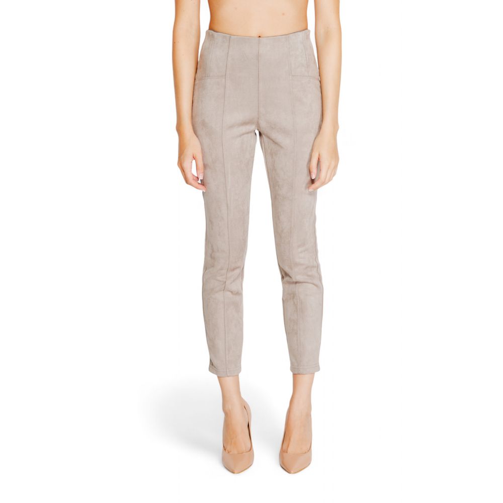 Gray Polyester Leggings - ventzia