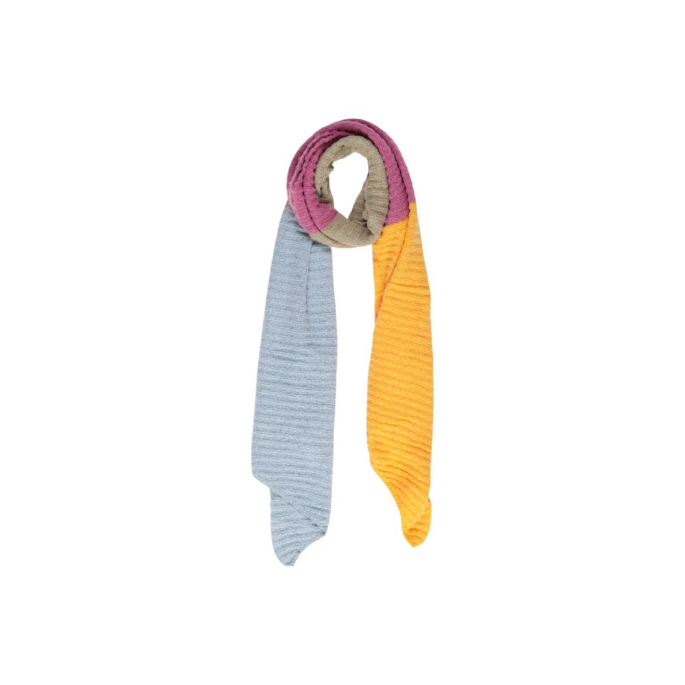 Yellow Recycled Polyester Scarf - ventzia