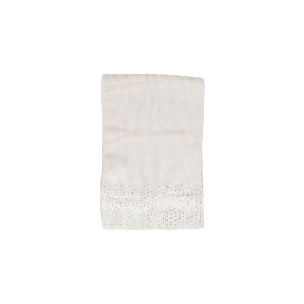 Beige Polyester Scarf - ventzia