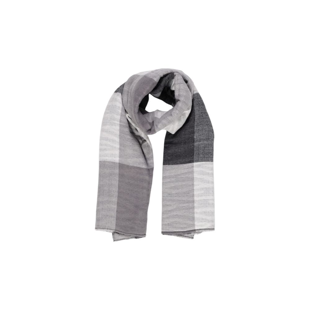Black Recycled Polyester Scarf - ventzia