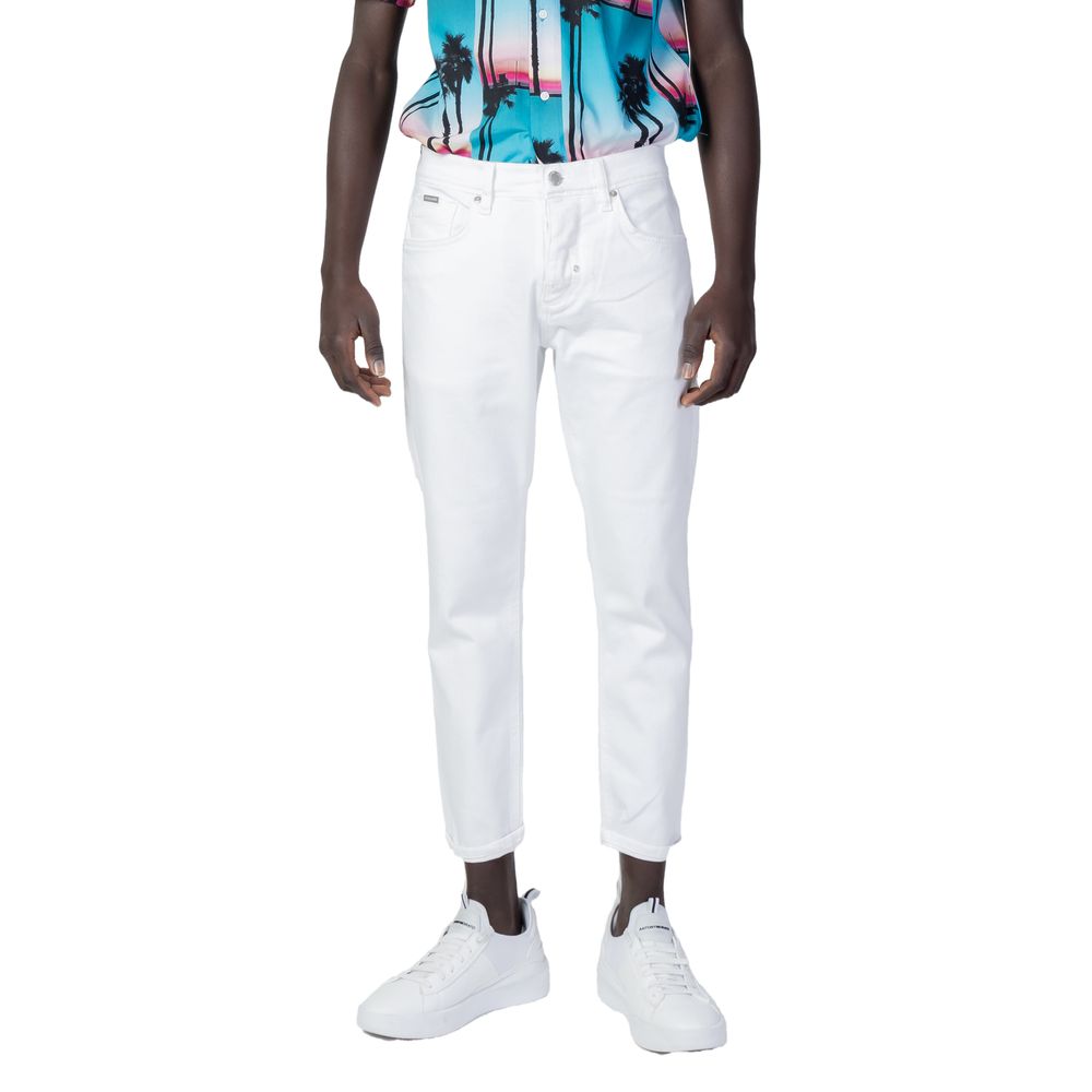 White Cotton Jeans & Pant - ventzia