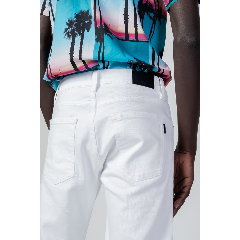 White Cotton Jeans & Pant - ventzia