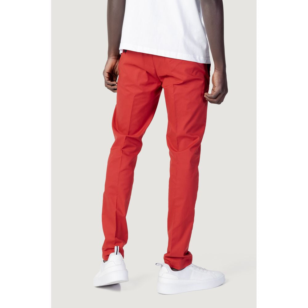Red Cotton Pant - ventzia