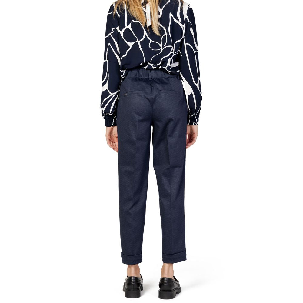 Blue Viscose Pant - ventzia