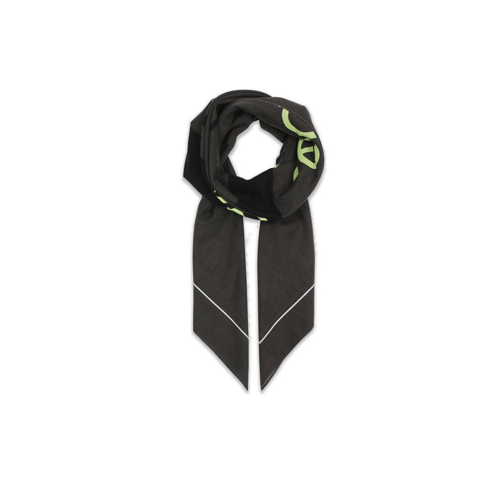 Black Organic Cotton Scarf - ventzia