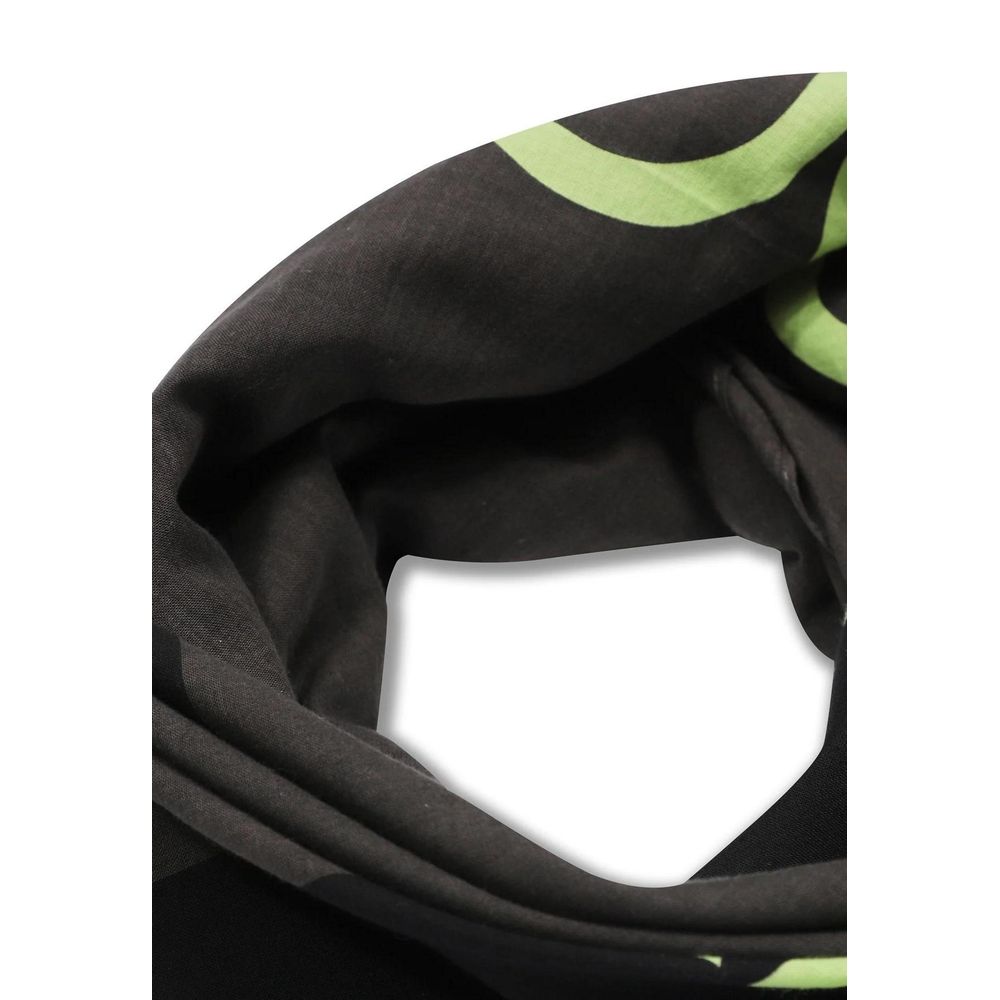 Black Organic Cotton Scarf - ventzia