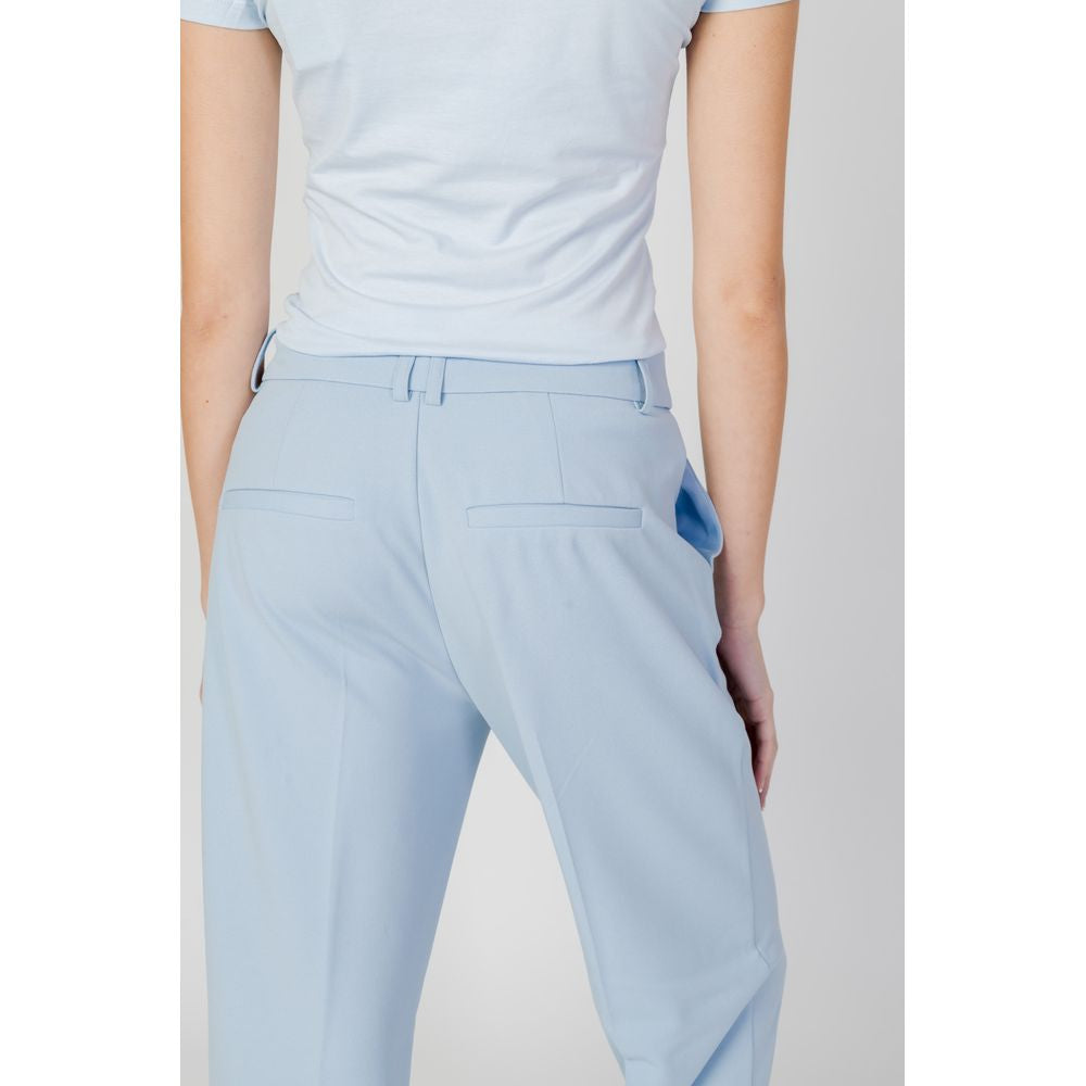 Blue Polyester Pant - ventzia