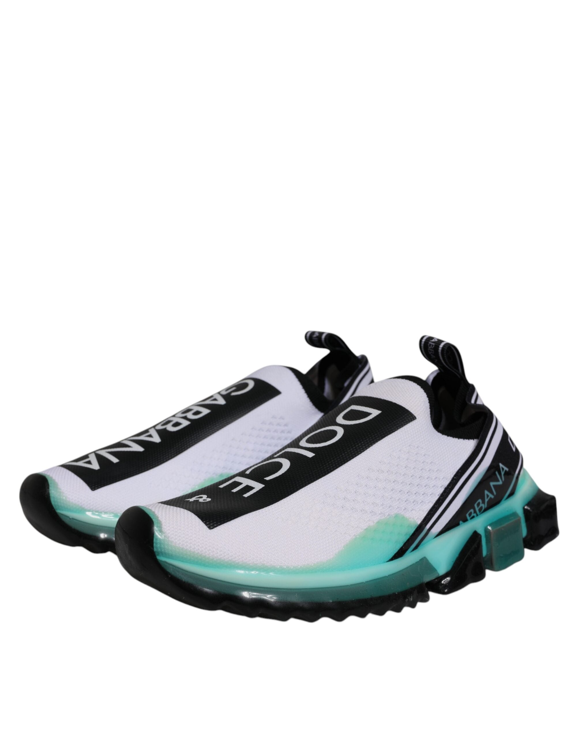 White Blue Sorrento Slip On Sneakers Shoes - ventzia