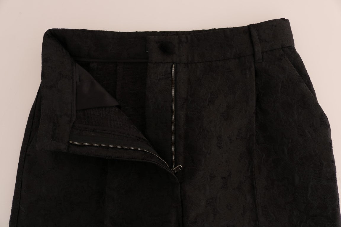 Elegant High Waist Capri Dress Pants - ventzia