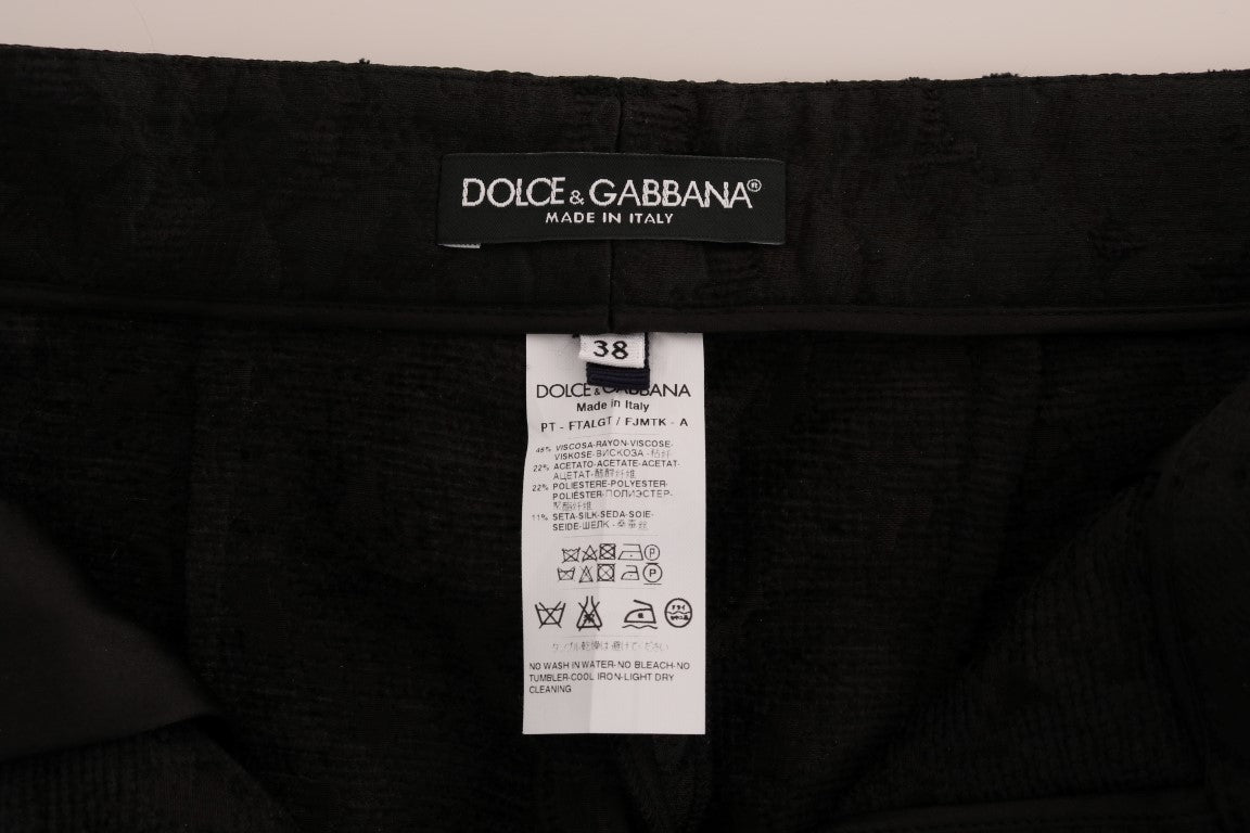 Elegant High Waist Capri Dress Pants - ventzia