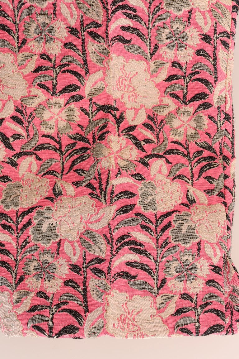 Elegant Floral Brocade Pants - ventzia