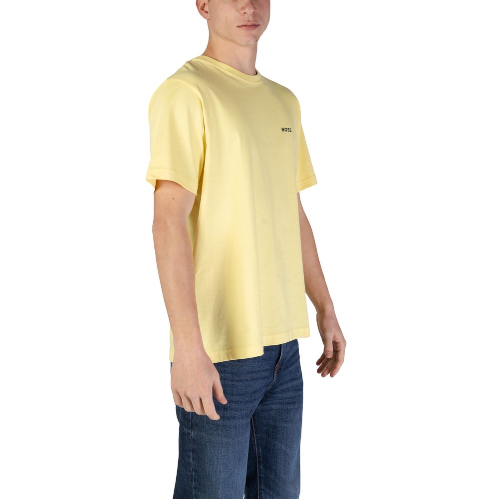 Yellow Cotton T-Shirt - ventzia